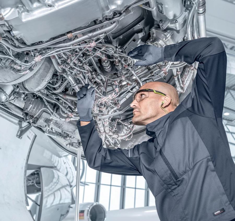 Tapón con cordón Uvex xact-fit pieza y cordón reutilizable, tapones desechables