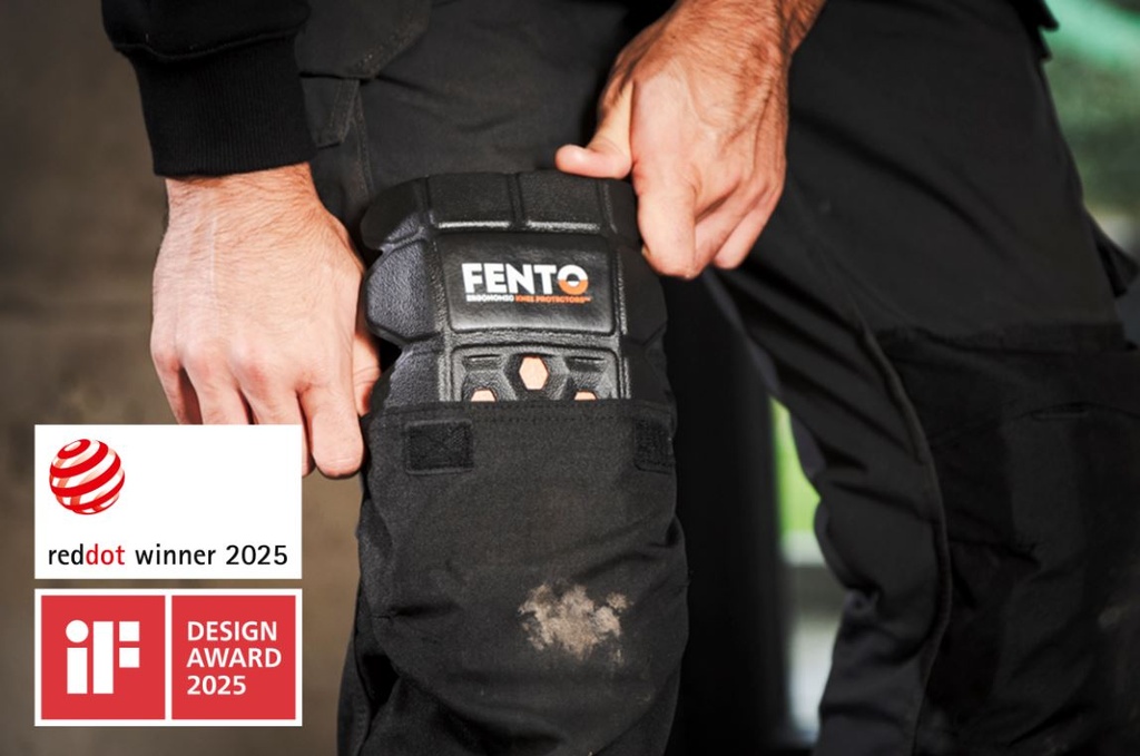 Rodilleras Fento Pocket M2 para uso en bolsillos de pantalones, con zonas flexibles, más resistentes a pinchazos gracias a su capa de tejido ArmorTech™