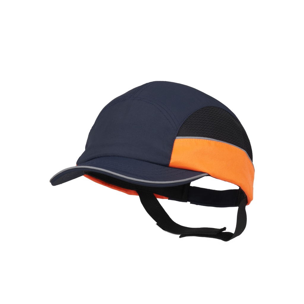 Gorra de seguridad Surflex All Seasons, gorra y carcasa con ventilaciones laterales, tira de sujeción adicional en zona occipital.