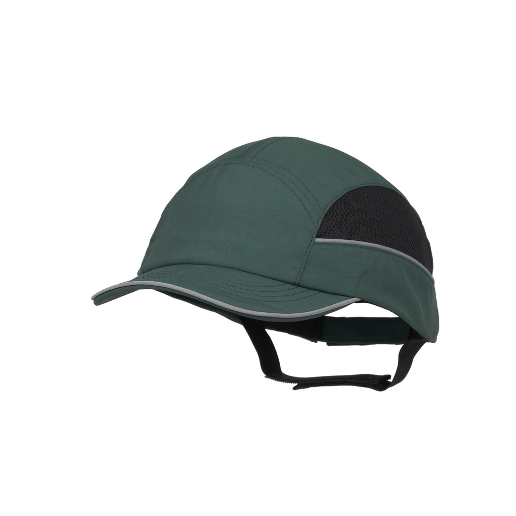 Gorra de seguridad Surflex All Seasons, gorra y carcasa con ventilaciones laterales, tira de sujeción adicional en zona occipital.