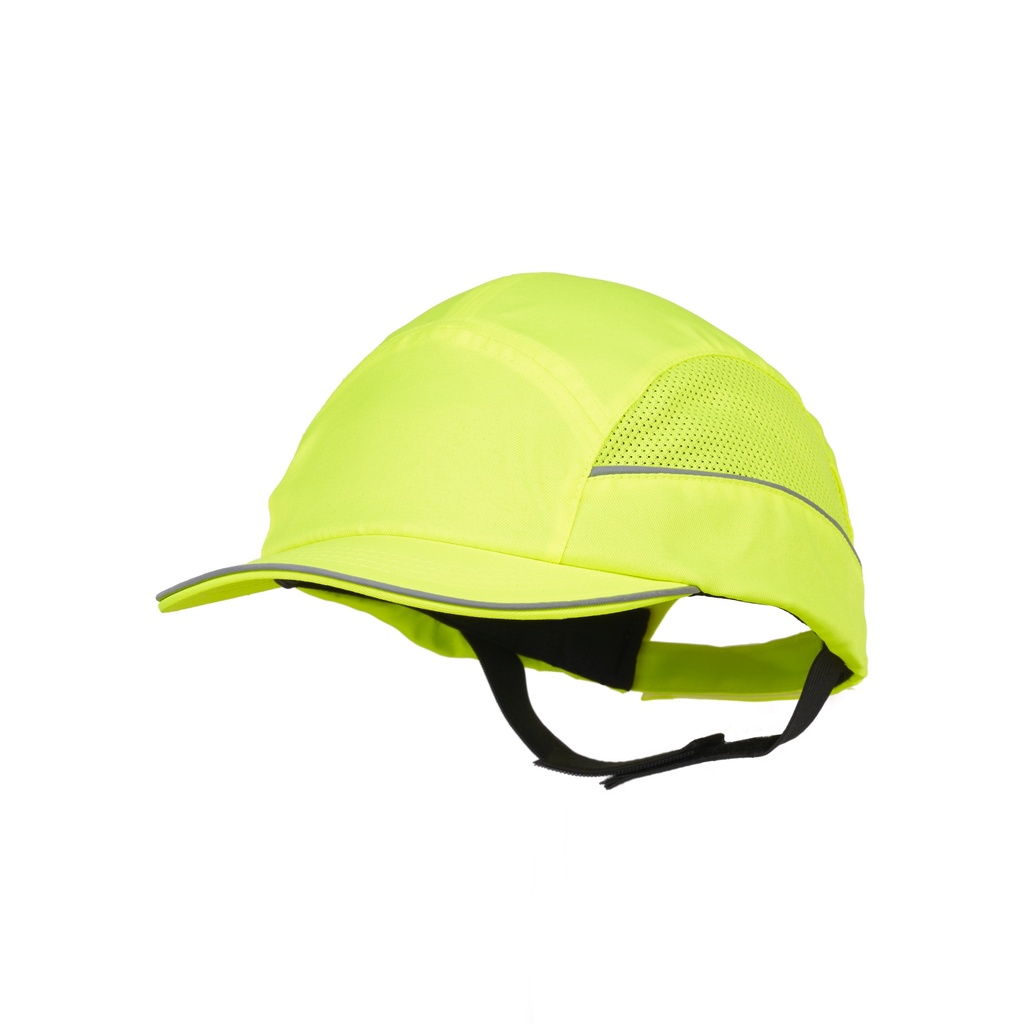 Gorra de seguridad Surflex All Seasons, gorra y carcasa con ventilaciones laterales, tira de sujeción adicional en zona occipital.