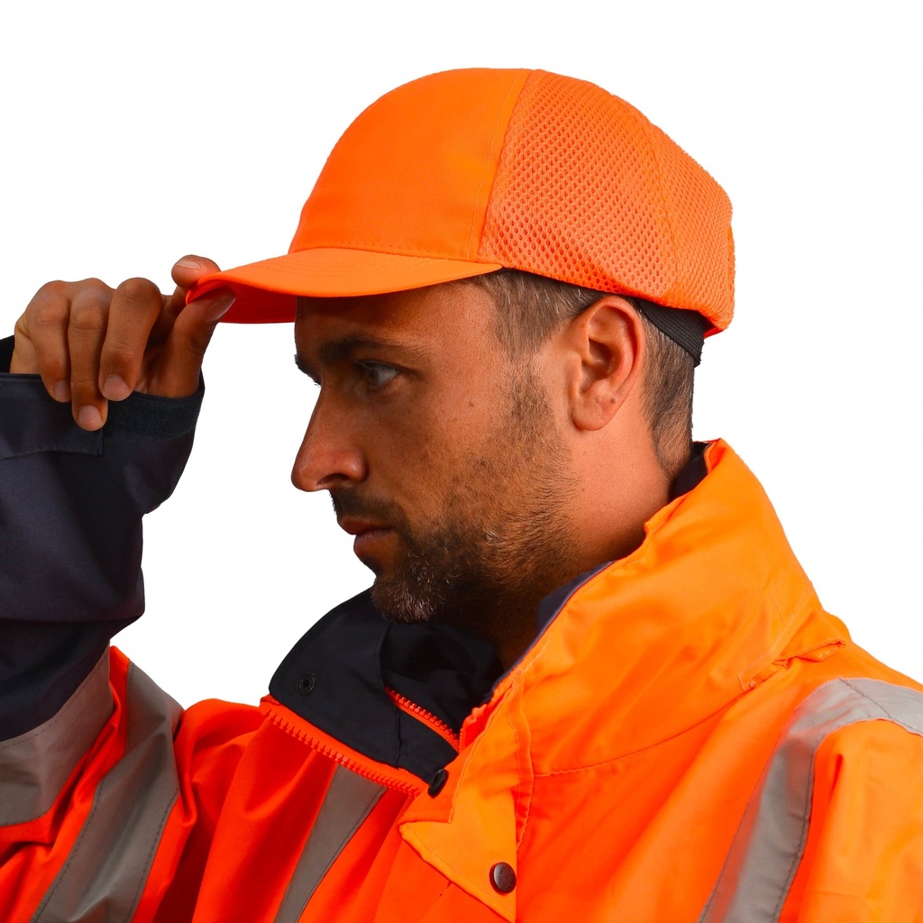 Gorra de seguridad Surflex Classic, estilo beisbol, tira de sujeción adicional en zona occipital.