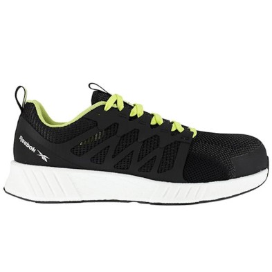 Zapato deportivo de seguridad Reebok Fusion Flexwave IB1073 S1P SRC ESD, malla ultratranspirable y resistente Ultraknit, suela de Floatride Energy Foam + goma antideslizante