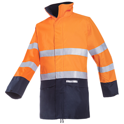 Parka forro chaleco extraíble A.V. ignífuga antiestática SIOEN Reaven