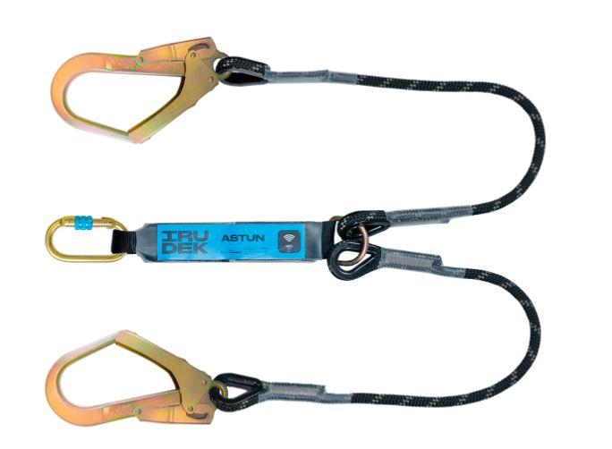 Absorbidor d'energia Irudek 363 amb corda bifurcada i ganxos de 50mm d'acer Irudek SEK 363