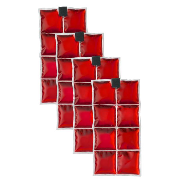 Inserts de refrigeració Inuteq PAC d'origen biològic, "gel" a temperatura constant de 29º C. Pack de 4