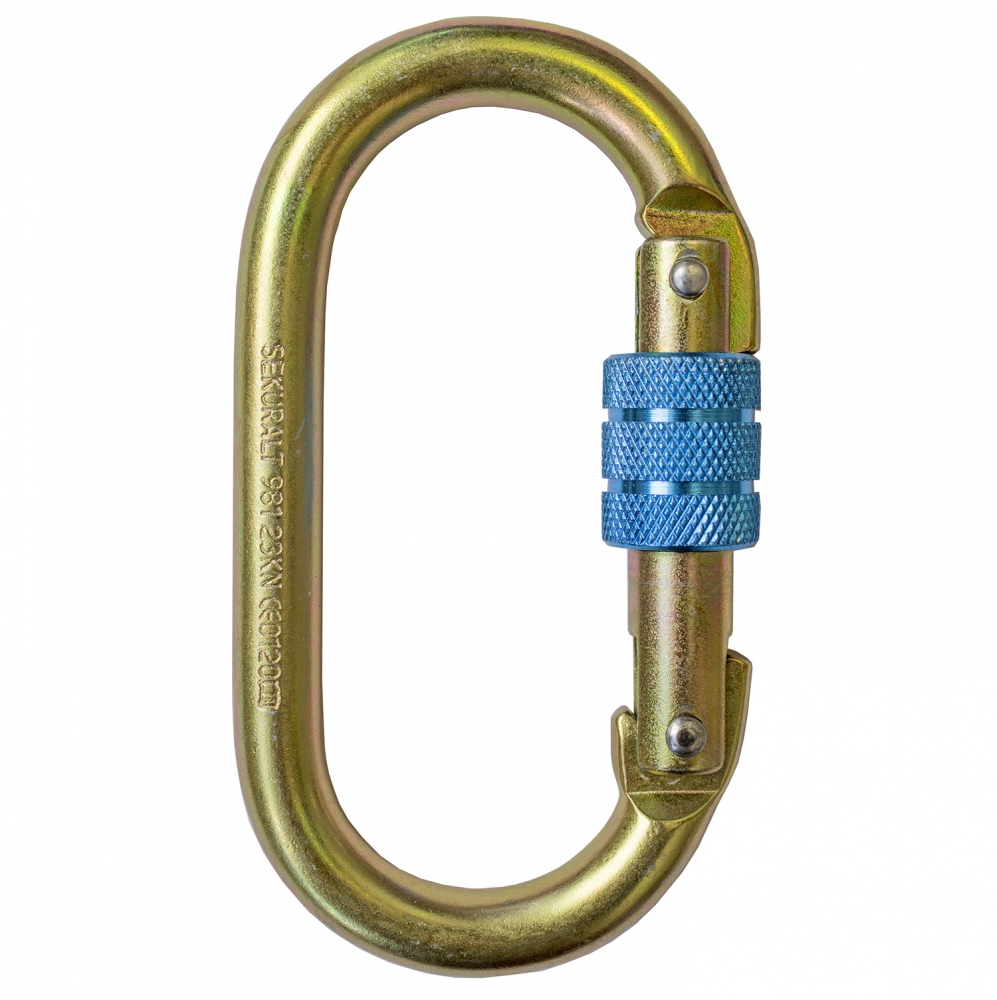 981-Mosquetó d'acer, tancament rosca de 17mm