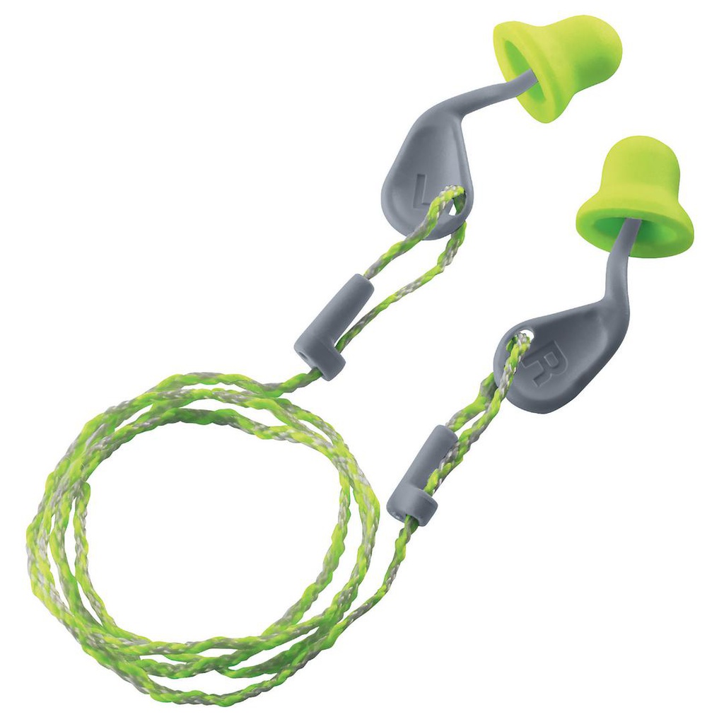 [2124001] Tapones con cordón Uvex xact-fit pieza y cordón reutilizable, tapones desechables