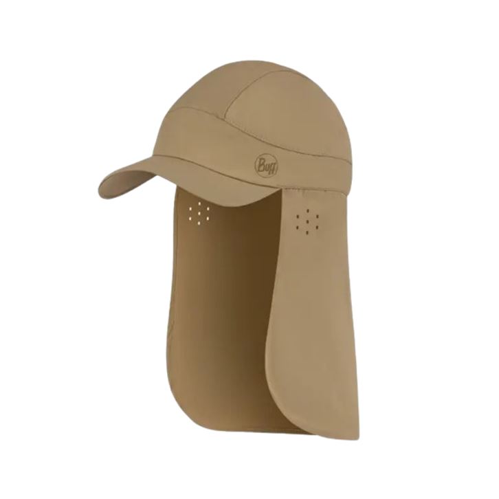 [BiminiCap] Gorra amb clatellera Buff Pack Bimini Cap, protecció solar UPF50+, 100% polièster reciclat de màxima lleugeresa i transpirabilitat, banda antisuor, perforacions làser a les orelles.