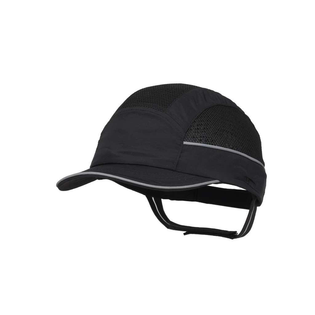 Gorra de seguridad SurFlex Air Stream, muy ligera y ventilada, banda elástica para sujeción, bandas reflectantes